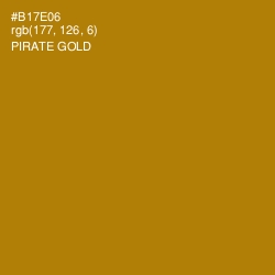 #B17E06 - Pirate Gold Color Image