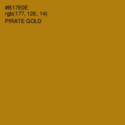#B17E0E - Pirate Gold Color Image
