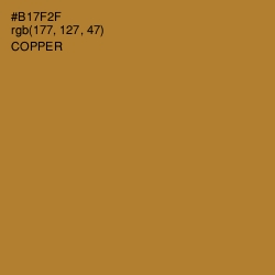 #B17F2F - Copper Color Image