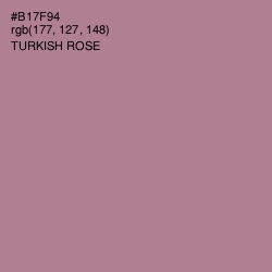 #B17F94 - Turkish Rose Color Image