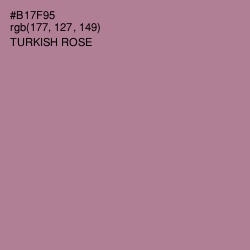 #B17F95 - Turkish Rose Color Image