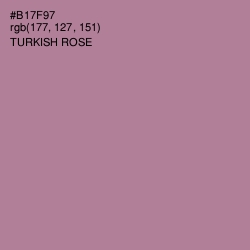 #B17F97 - Turkish Rose Color Image