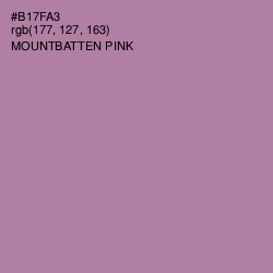 #B17FA3 - Mountbatten Pink Color Image