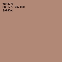 #B18776 - Sandal Color Image