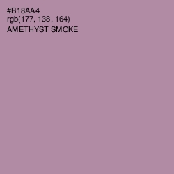 #B18AA4 - Amethyst Smoke Color Image