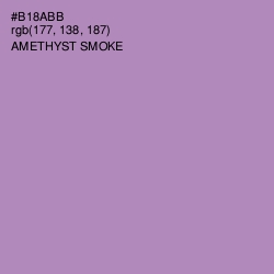 #B18ABB - Amethyst Smoke Color Image