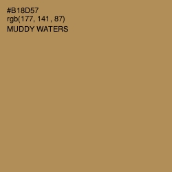 #B18D57 - Muddy Waters Color Image