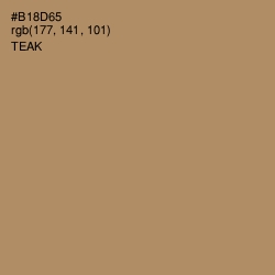 #B18D65 - Teak Color Image