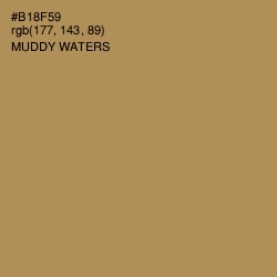 #B18F59 - Muddy Waters Color Image