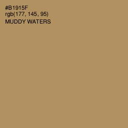 #B1915F - Muddy Waters Color Image