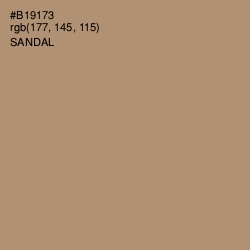 #B19173 - Sandal Color Image