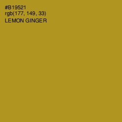 #B19521 - Lemon Ginger Color Image