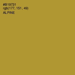 #B19731 - Alpine Color Image