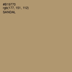 #B19770 - Sandal Color Image