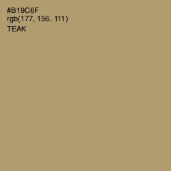 #B19C6F - Teak Color Image