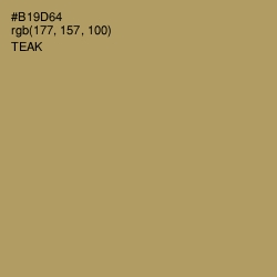 #B19D64 - Teak Color Image