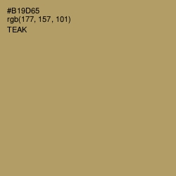 #B19D65 - Teak Color Image