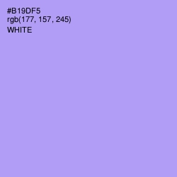 #B19DF5 - Dull Lavender Color Image