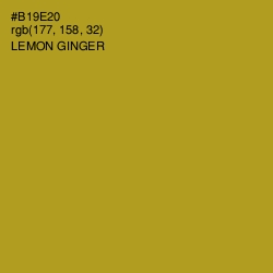 #B19E20 - Lemon Ginger Color Image