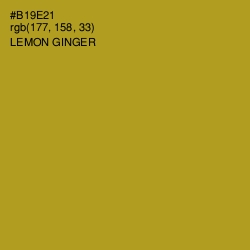 #B19E21 - Lemon Ginger Color Image