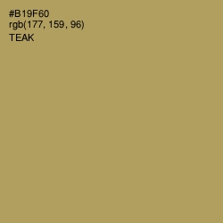 #B19F60 - Teak Color Image