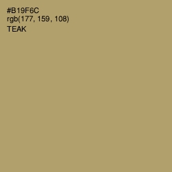 #B19F6C - Teak Color Image