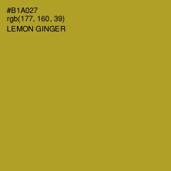 #B1A027 - Lemon Ginger Color Image