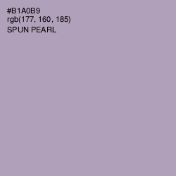 #B1A0B9 - Spun Pearl Color Image