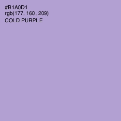 #B1A0D1 - Cold Purple Color Image
