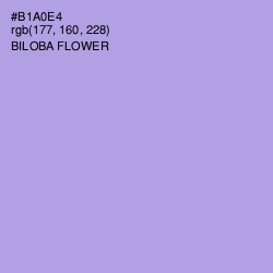 #B1A0E4 - Biloba Flower Color Image