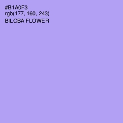 #B1A0F3 - Biloba Flower Color Image