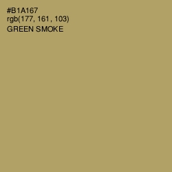 #B1A167 - Green Smoke Color Image