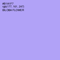 #B1A1F7 - Biloba Flower Color Image