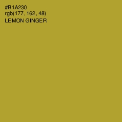 #B1A230 - Lemon Ginger Color Image