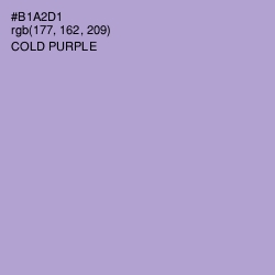 #B1A2D1 - Cold Purple Color Image