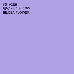 #B1A2E8 - Biloba Flower Color Image