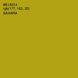#B1A314 - Sahara Color Image