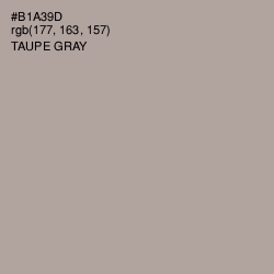 #B1A39D - Taupe Gray Color Image