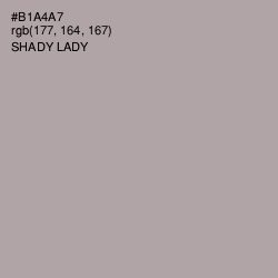 #B1A4A7 - Shady Lady Color Image