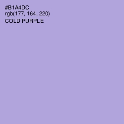 #B1A4DC - Cold Purple Color Image
