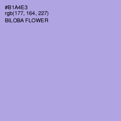 #B1A4E3 - Biloba Flower Color Image