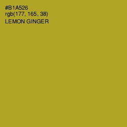 #B1A526 - Lemon Ginger Color Image