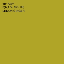 #B1A527 - Lemon Ginger Color Image