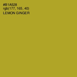 #B1A528 - Lemon Ginger Color Image