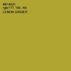 #B1A531 - Lemon Ginger Color Image