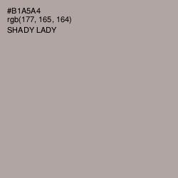 #B1A5A4 - Shady Lady Color Image
