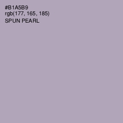 #B1A5B9 - Spun Pearl Color Image
