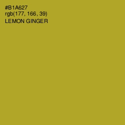 #B1A627 - Lemon Ginger Color Image