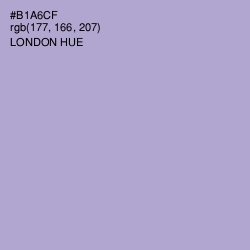 #B1A6CF - London Hue Color Image