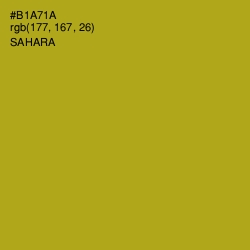 #B1A71A - Sahara Color Image